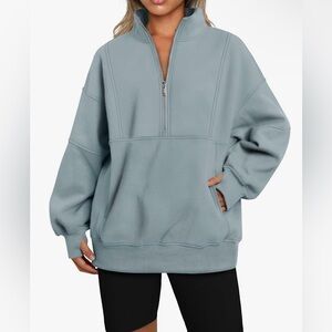 Automet Women’s Oversized Quarter Zip